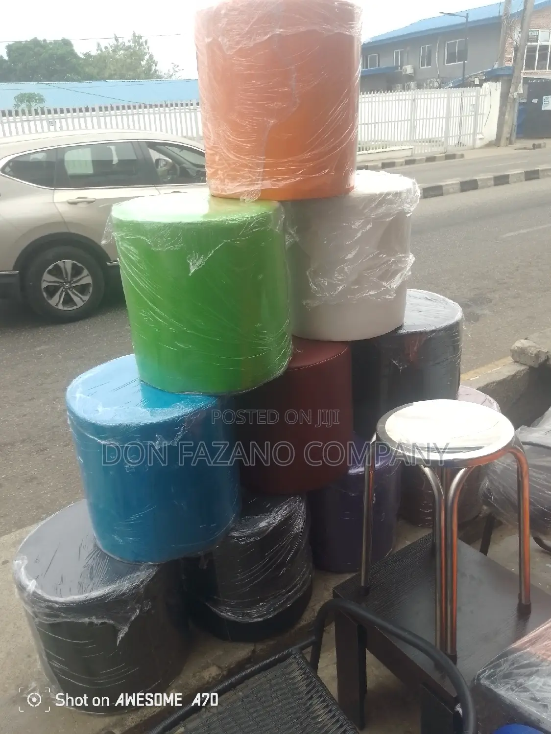 Leather Stool