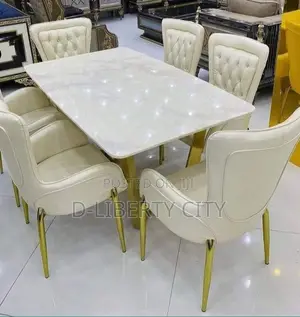 Turkish Dining Table With 6 Cheer