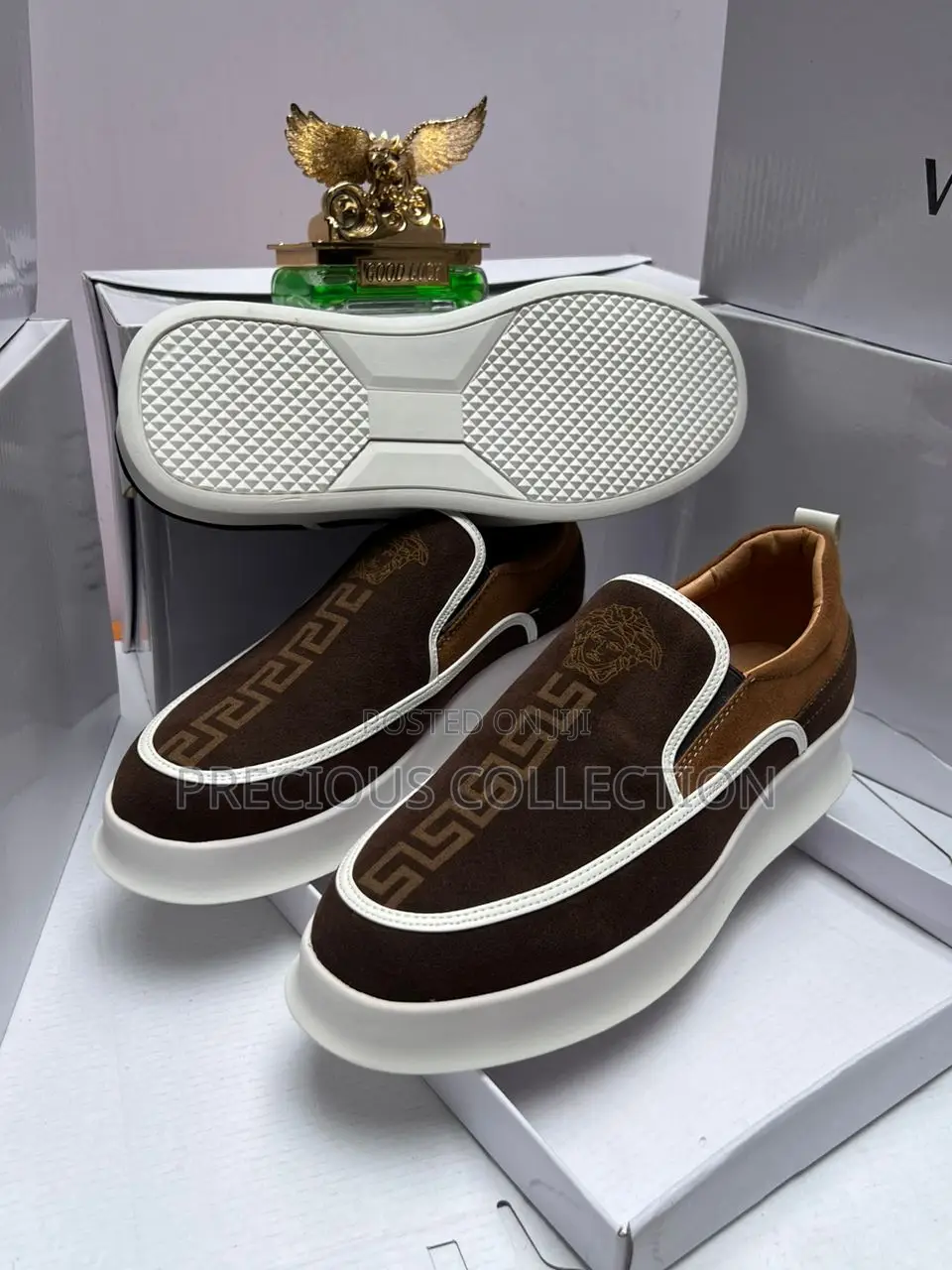 Men's Versace Suede Loafers