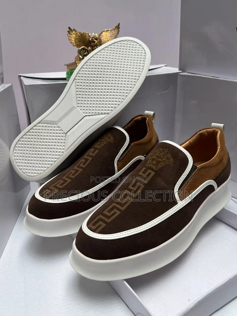 Men's Versace Suede Loafers
