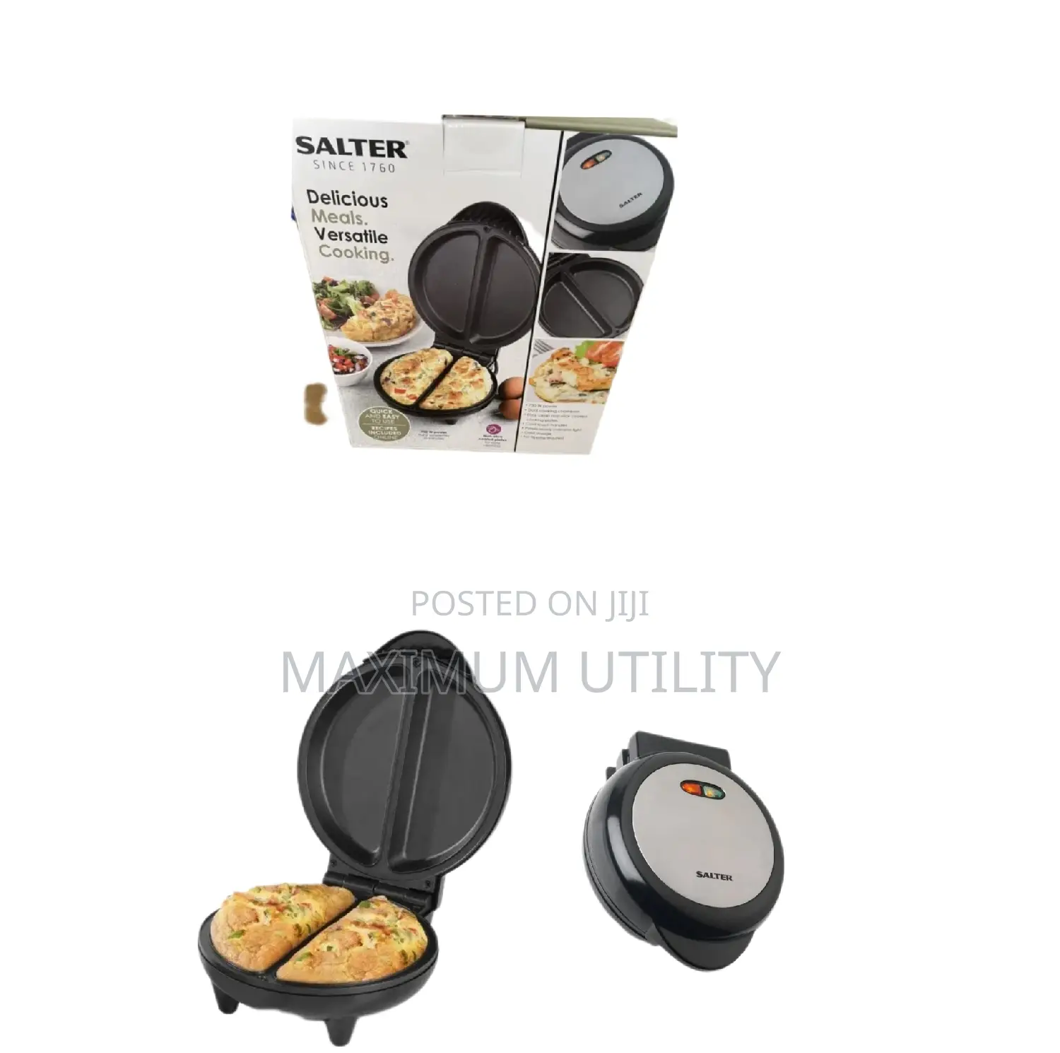 Salter Non Stick Omelette N Pie Maker Wit Versatile Cooking