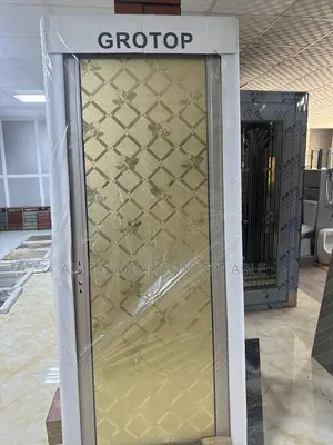 Gold Toilet Glass Door