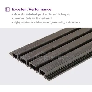 Pvc Wpc Cladding Flutted Wall Panel
