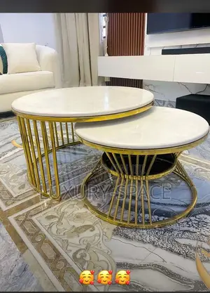 Luxury Marble Center Table Set