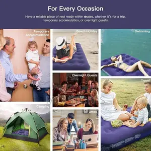 Inflatable Bed With Manual Pump