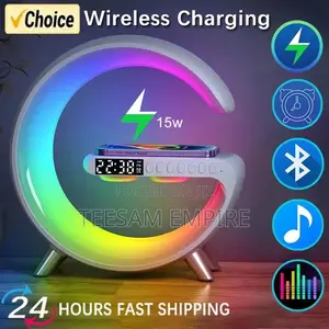 Multifunction 3 in 1 Wireless Charger Pad Stand Speaker
