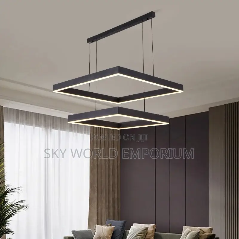 Modern Nordic Square Bar Chandelier