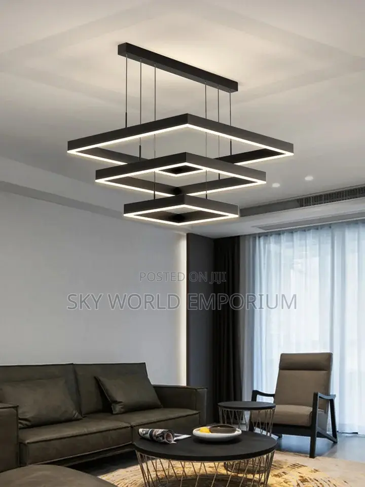 Modern Led Square Chandelier