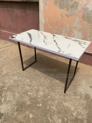 Desk Home Office Table With Metal Legs.