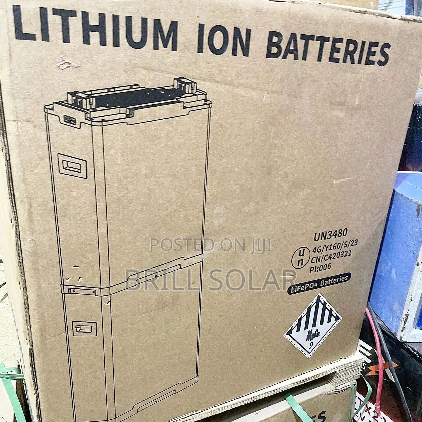 10kwh, 48v Blue Carbon Solar Lithium Battery