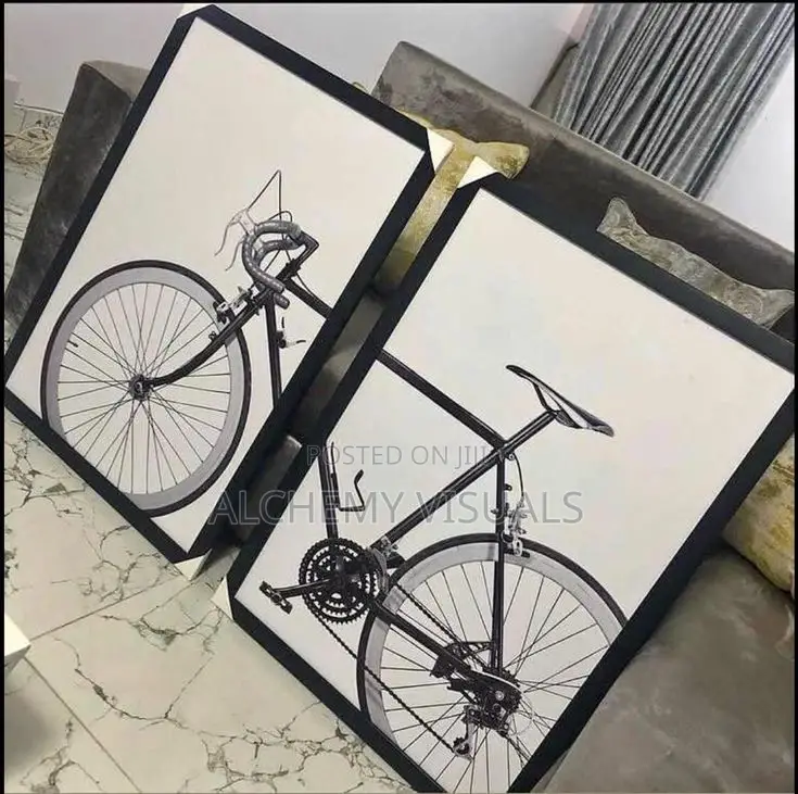 Luxury Bicycle Frame With Glass Finishing