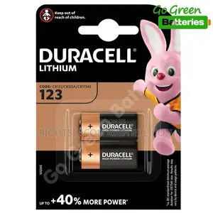 Usa 2 X Duracell Cr123 3v Lithium Photo Battery Dl123a