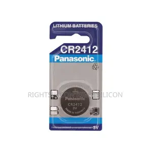 USA Panasonic 1 Battery CR2412 Lithium 3 v 100 MAH CR 2412