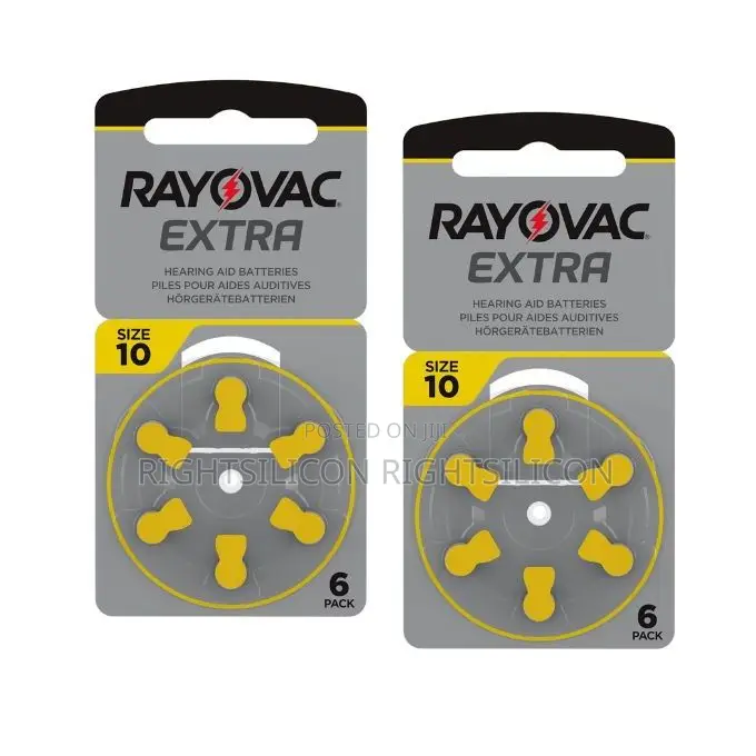 Usa Rayovac Extra Advanc Size 10 Hearing Aid Battery Pack 12