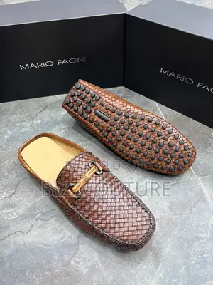 Original Italian MARIO FAGNI Half Shoes Available in Store