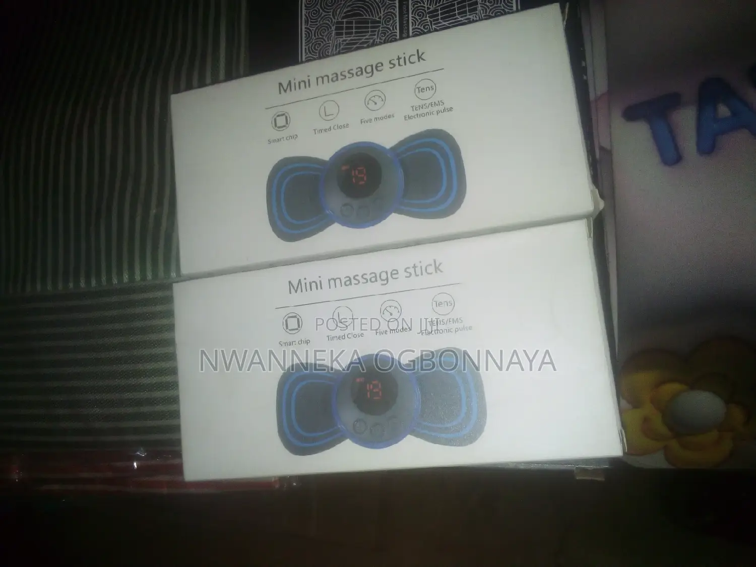 Portable EMS Intelligent Mini Neck Massager