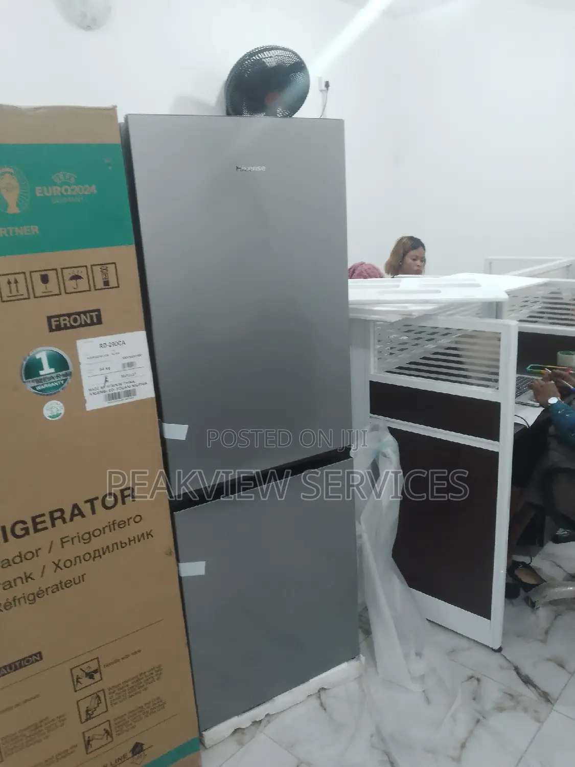 Hisense Double Door Refrigerator Bottom Freezer+Shelves