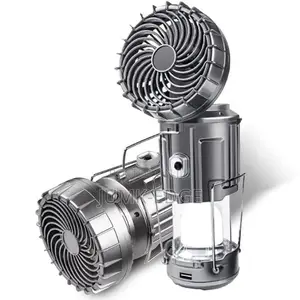 Solar Camping Light With Fan