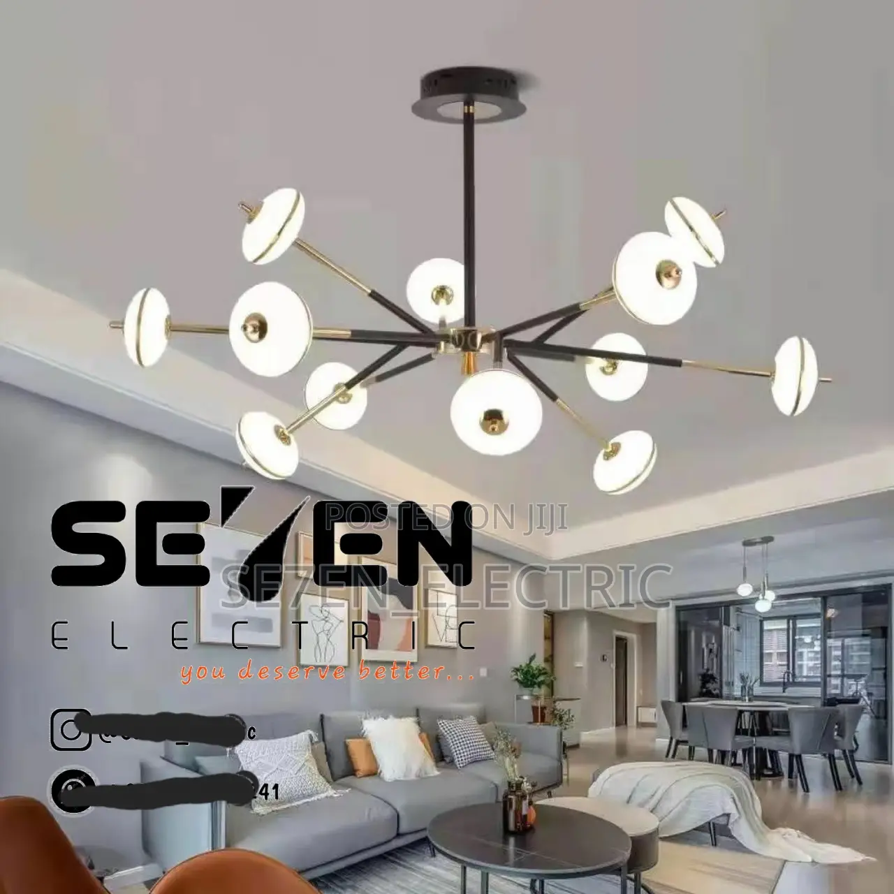 Nordic Chanderlier LED 12HANDS
