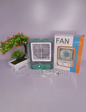 Rechargeable USB Transparent Spray Light Cooling Fan