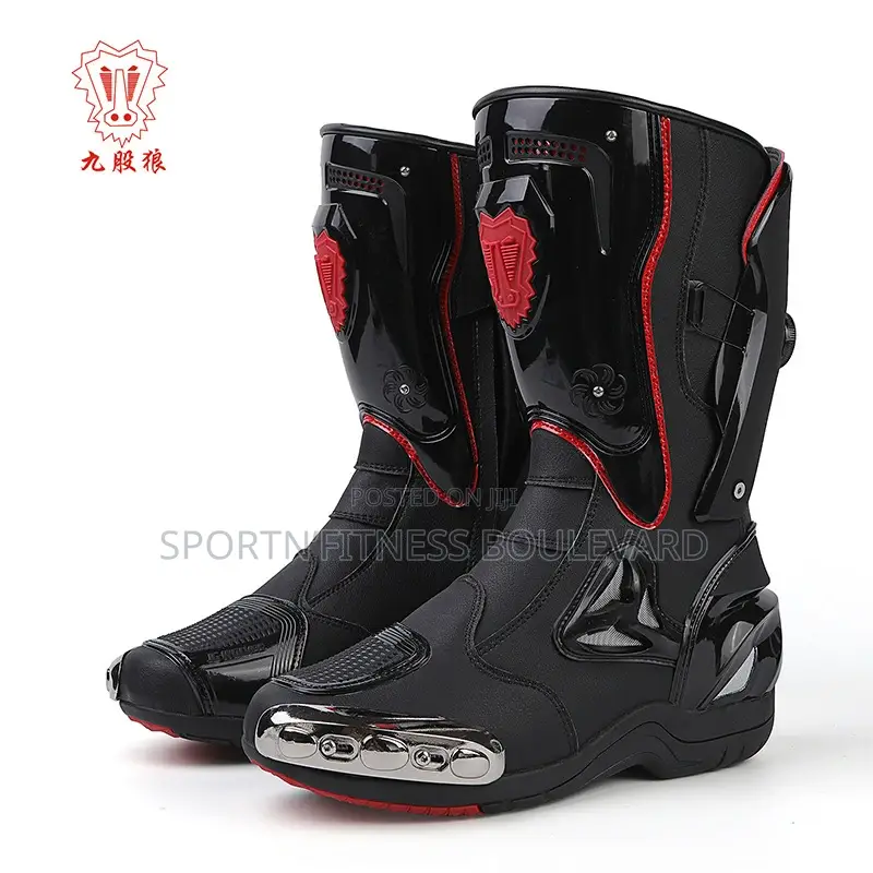 Premium Leather Motorcycle Boots