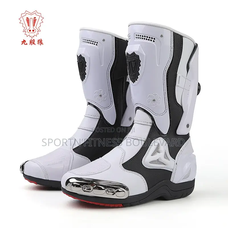Premium Leather Motorcycle Boots