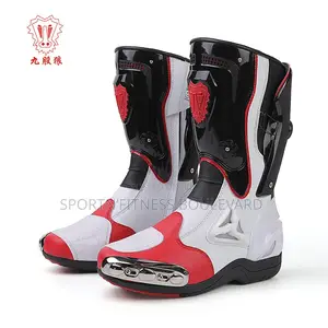 Premium Leather Motorcycle Boots