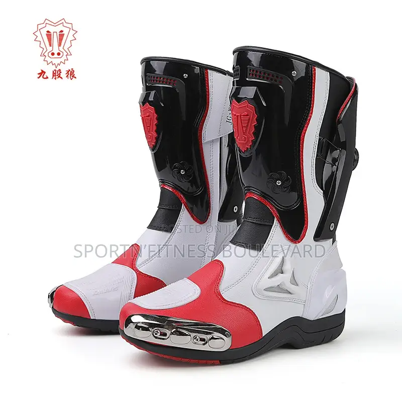 Premium Leather Motorcycle Boots