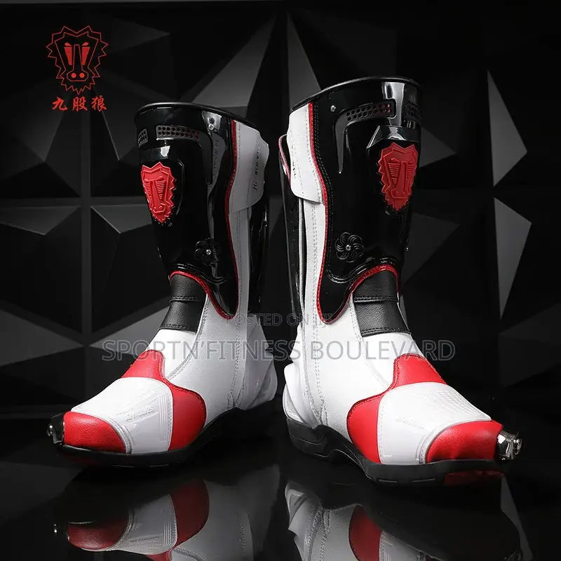 Premium Leather Motorcycle Boots