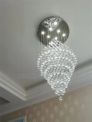 Modern LED Crystal Chandelier Light Stair Light 600mm