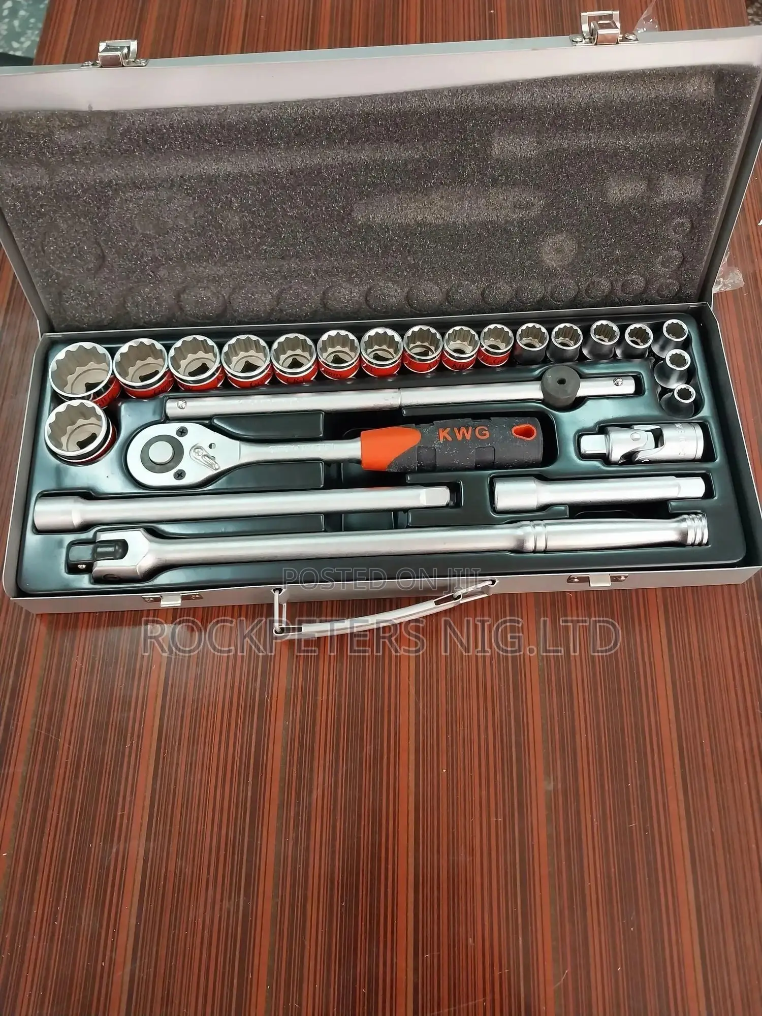 KWG 34024 24PCS 1/2" Dr. Socket Set