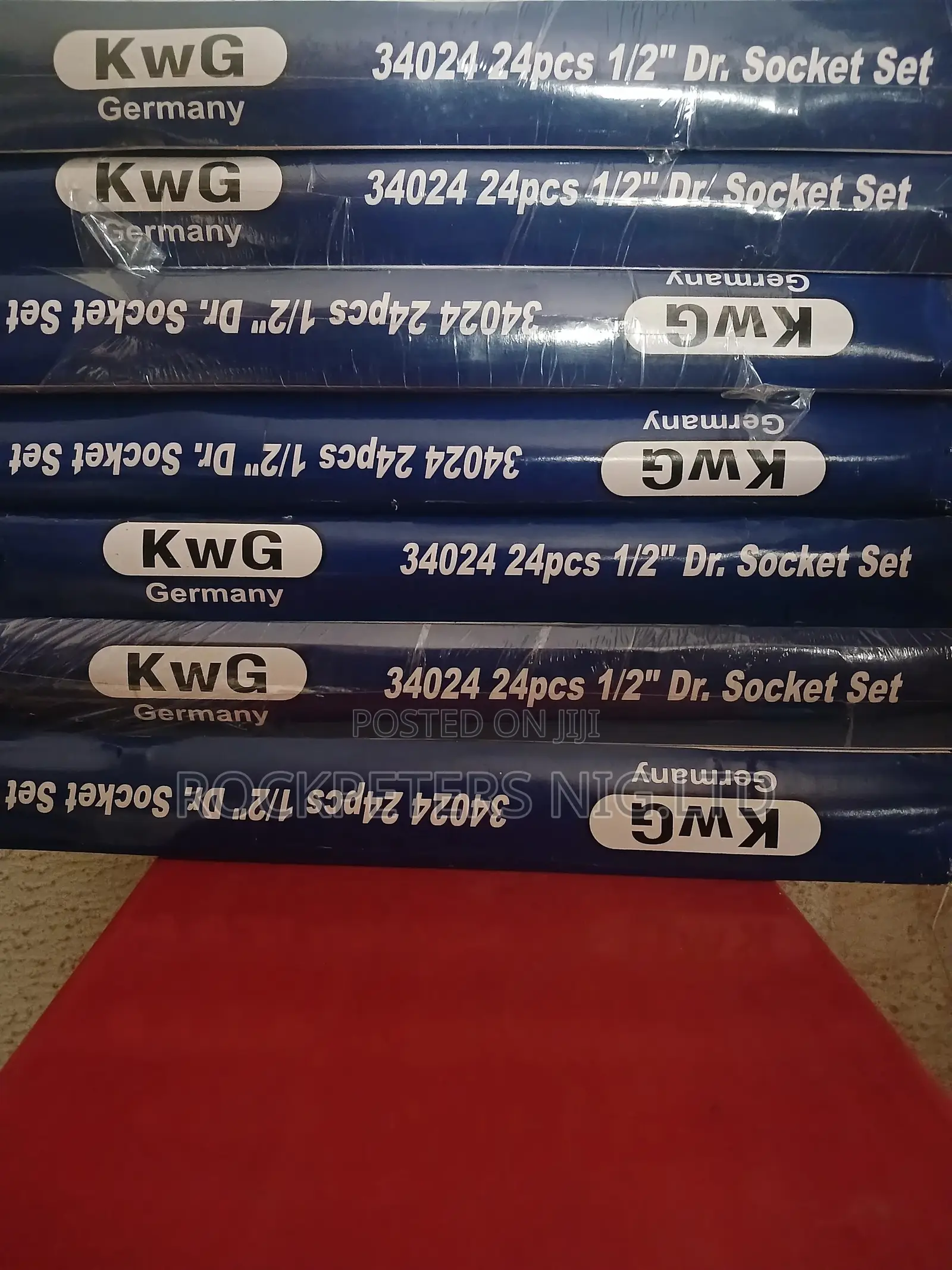 KWG 34024 24PCS 1/2" Dr. Socket Set