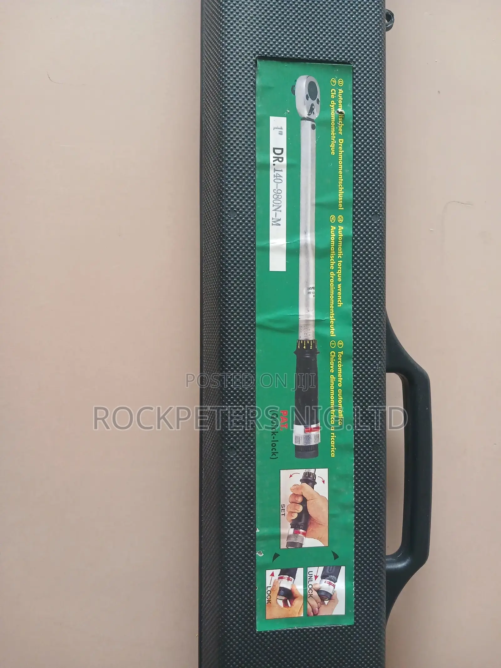 KWG 1"Dr.Automatic Torque Wrench 140-980nm
