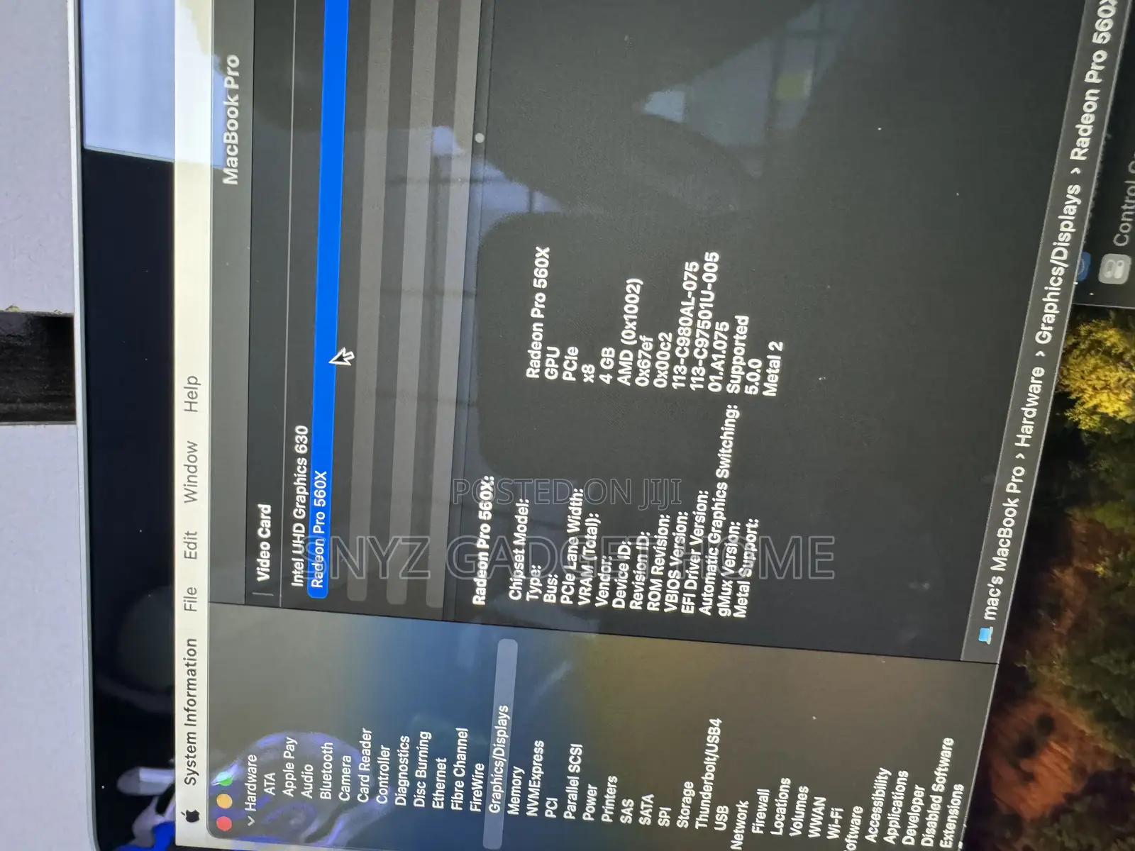 Laptop Apple MacBook Pro 2019 16GB Intel Core i9 SSD 512GB