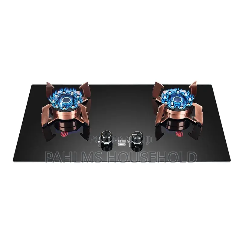 Built-in Flip Double Burner Gas Cooker