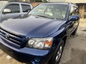 Toyota Highlander V6 2006 Blue