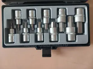 Force 4111 1/2" Hex Socket Bit Set Sae 10pc