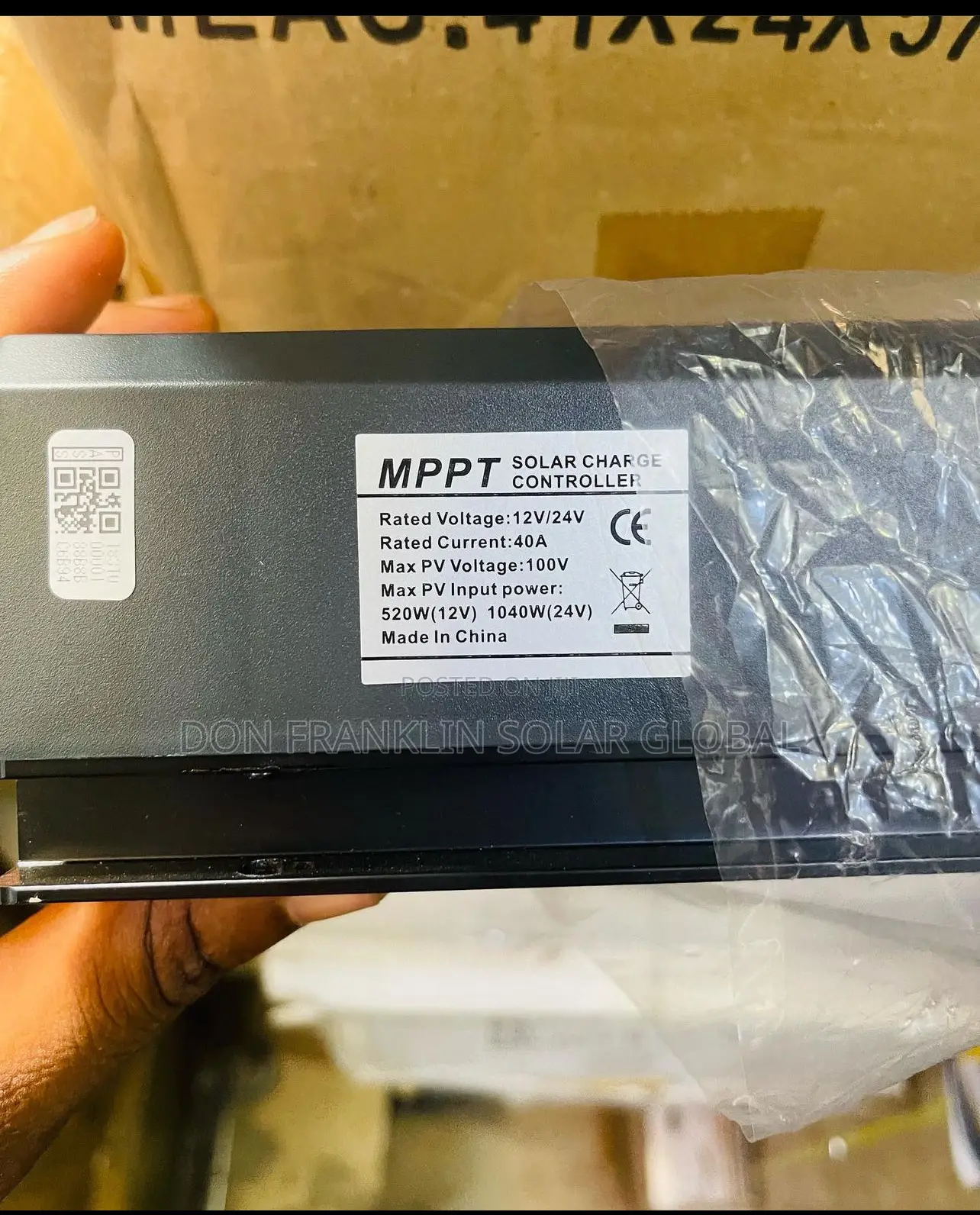 40ah/12v/24v MPPT Solar Charge Controller