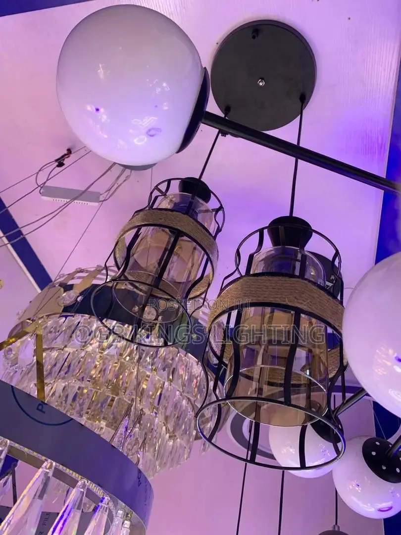 Iron E27 3in1 Dropping Pendant Light Indoor Lighting