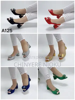 Block Heel Slippers