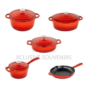 9pcs Enamel Cookware Set