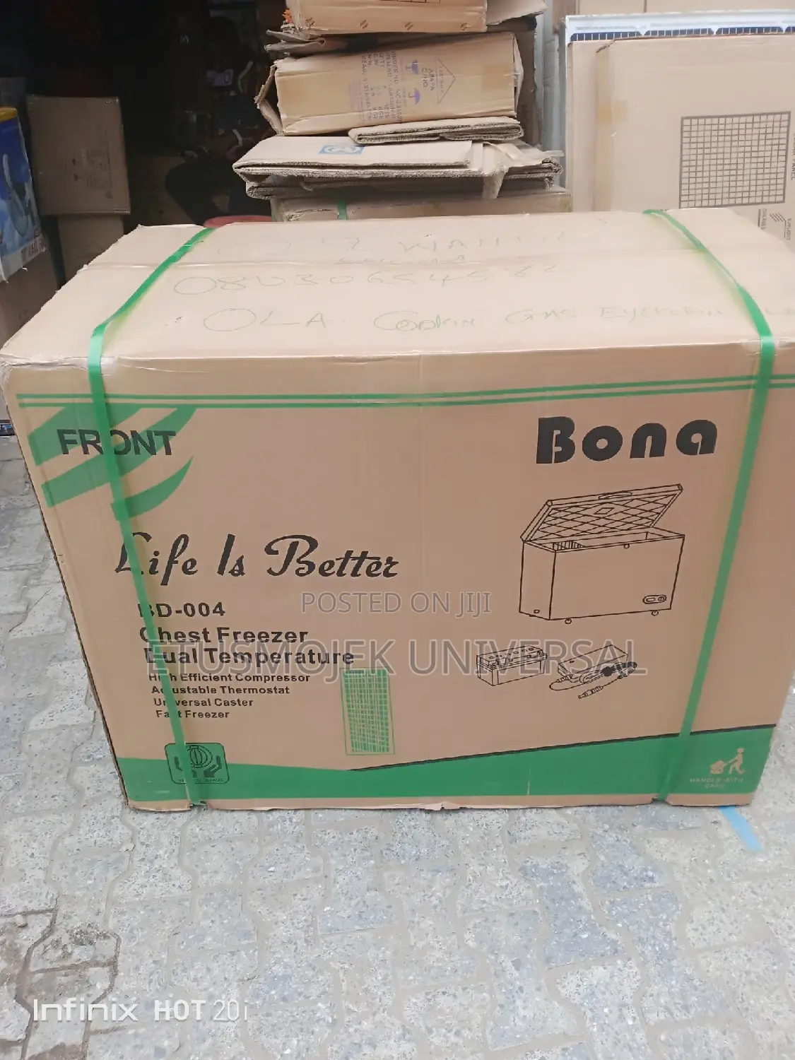 318litres Bona Dual Temperature Solar Freezer