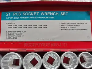Namson 21pc(19-50mm) 3/4"Dr. Socket Set