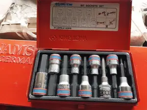 King Tony 9 Pc. 1/2" Dr. Hexagon Head Bit Socket Set 4120pr