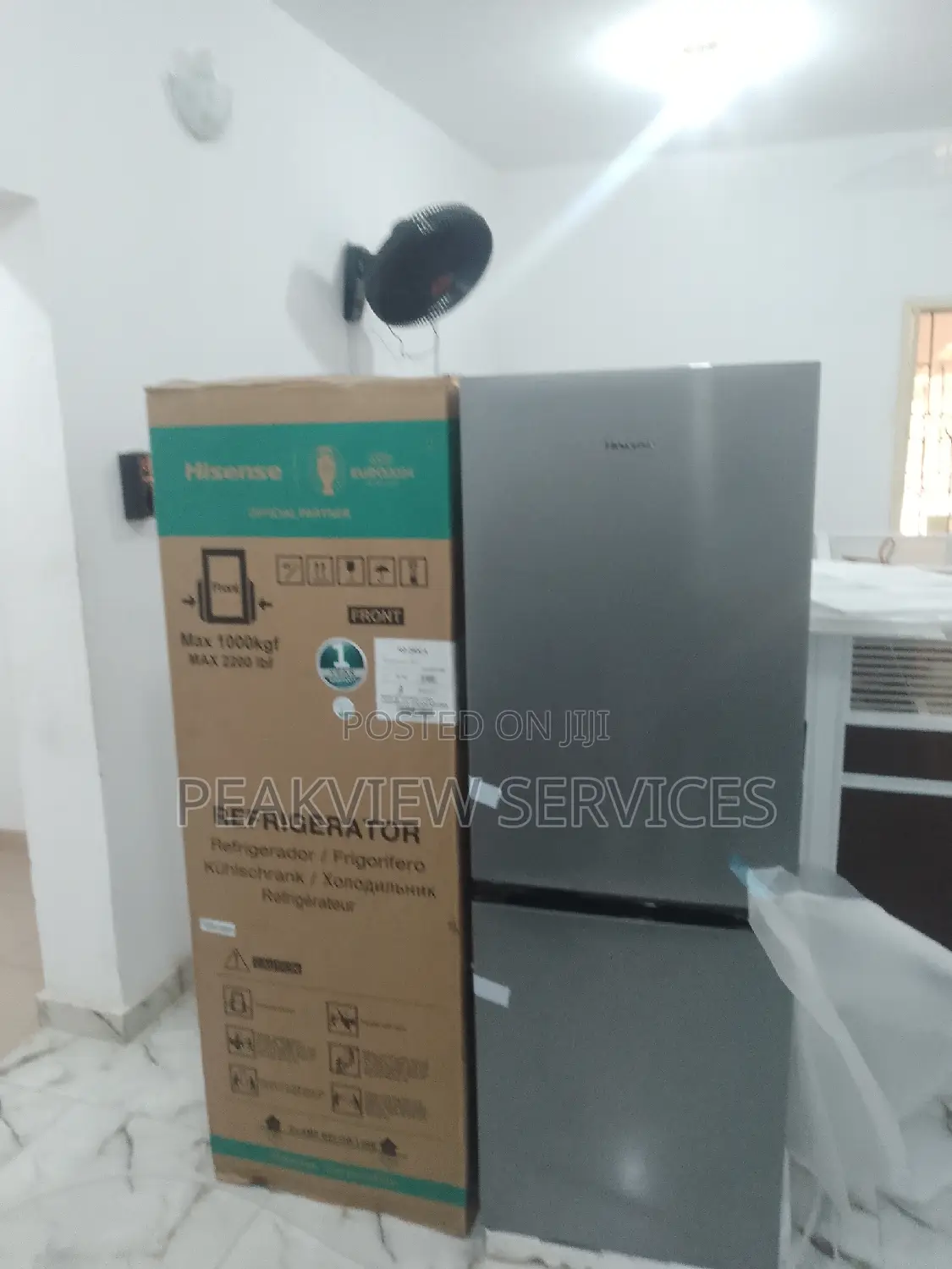 Fast Cooling Hisense Bottom Freezer Double Door Ref(225L)