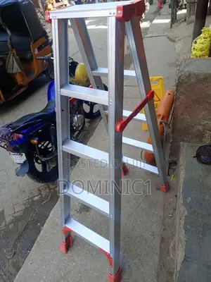 5 Step Aluminum Ladder Heavy Duty