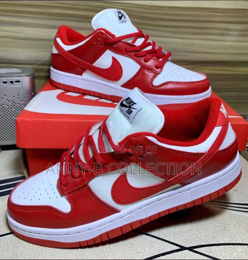 Quality Red Nike Air Force Sneakers