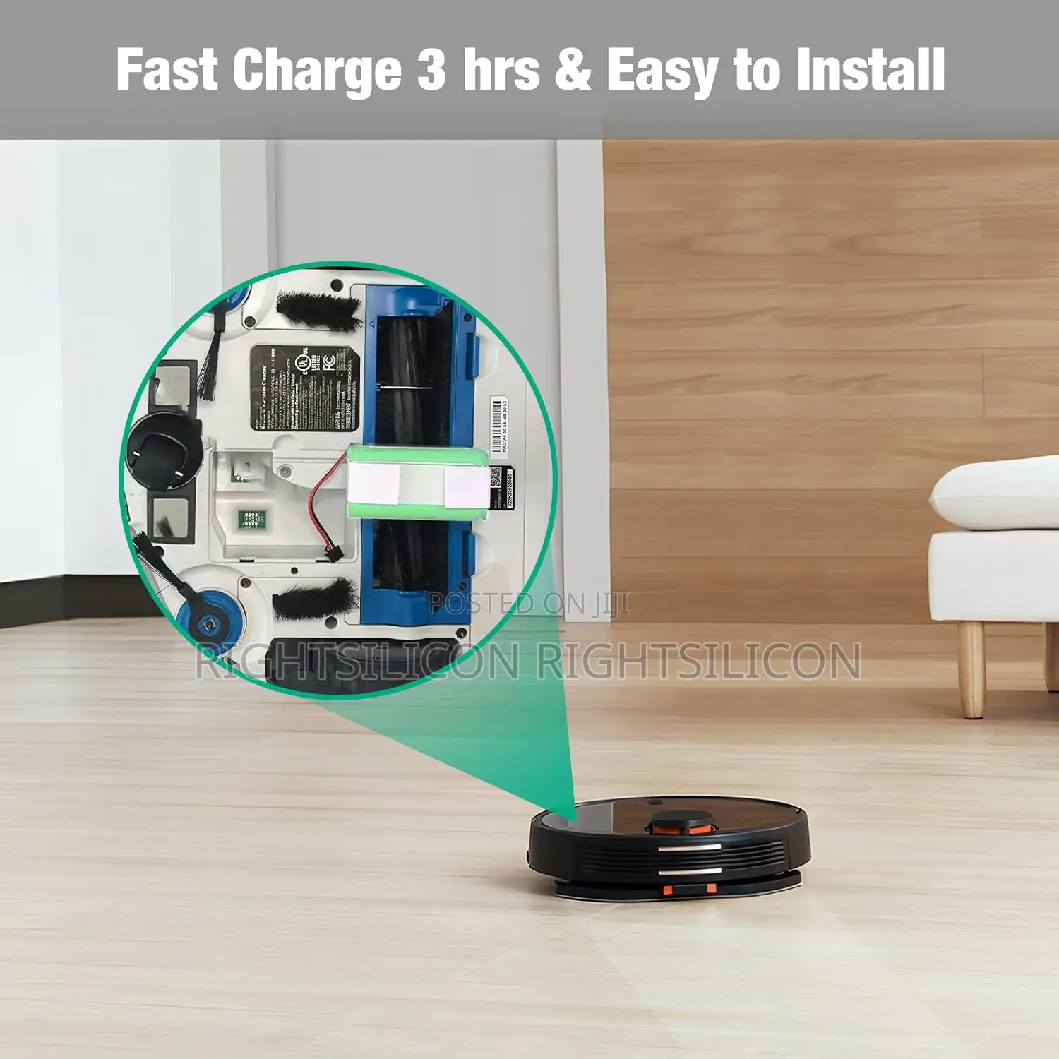USA 3200mah Battery - Compatible With Eufy Robovac 11S