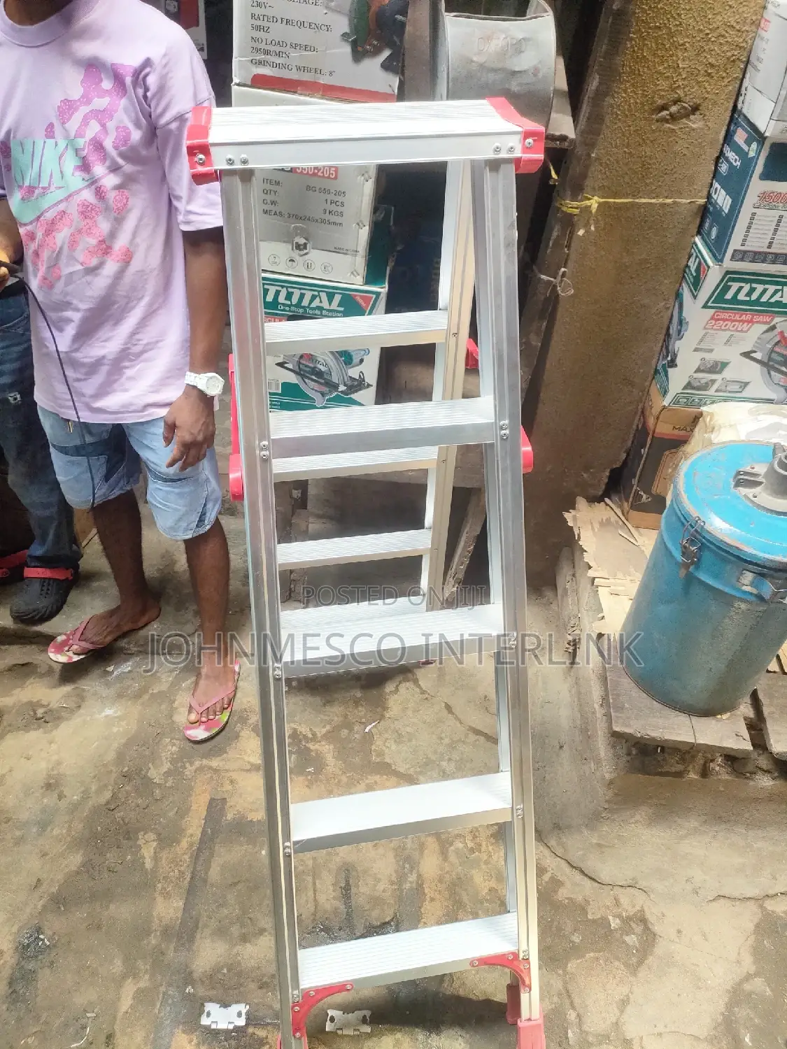 5 Steps Aluminum Ladder