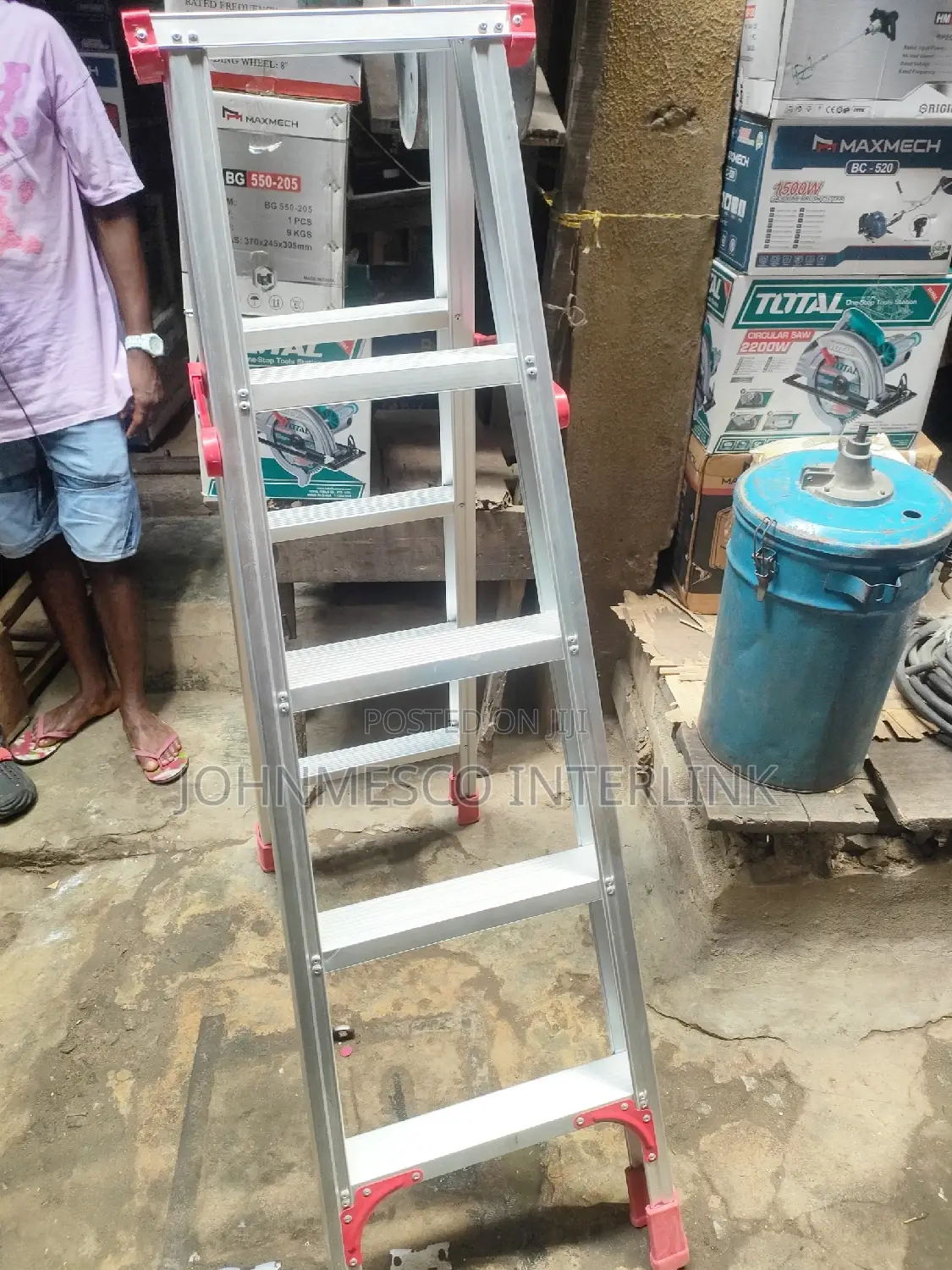 5 Steps Aluminum Ladder